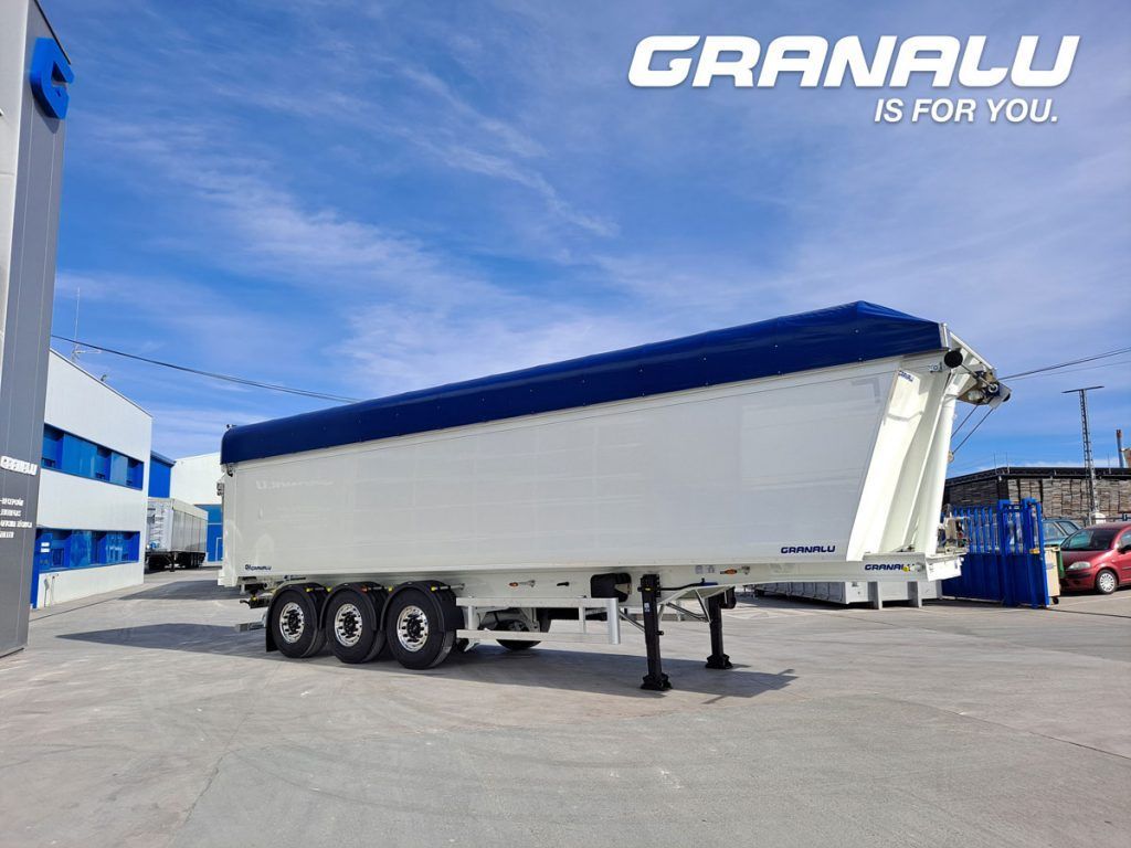 Semirremolque Granalu G-Aero en transporte de carbón a granel