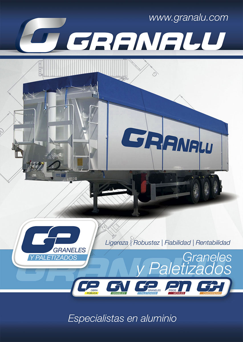 Semirremolques para transporte graneles y paletizados de Granalu